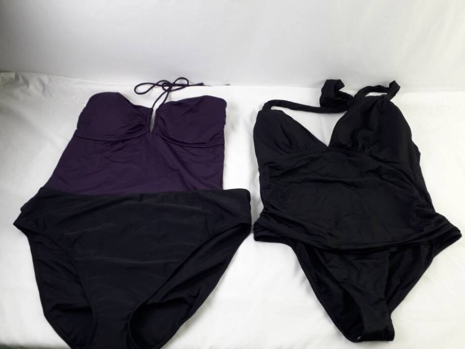 M&s Bundle Of 2 Halter Swimwear Multi Size: 22