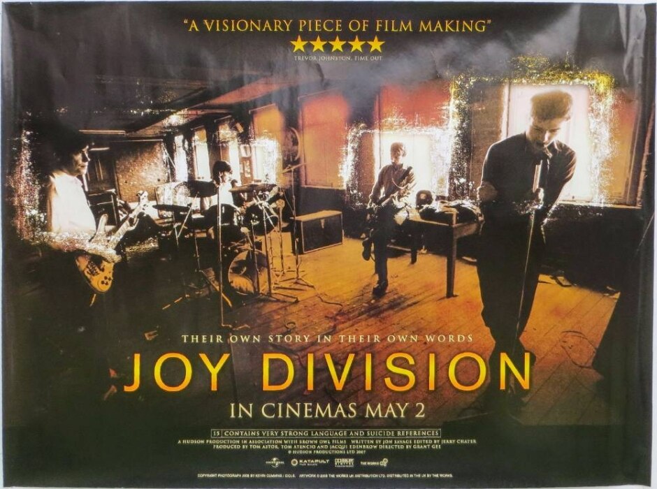 Joy Division (2007) - Biographical Film - Original Quad Poster *rolled Not Folded Ex-shop New Stock*