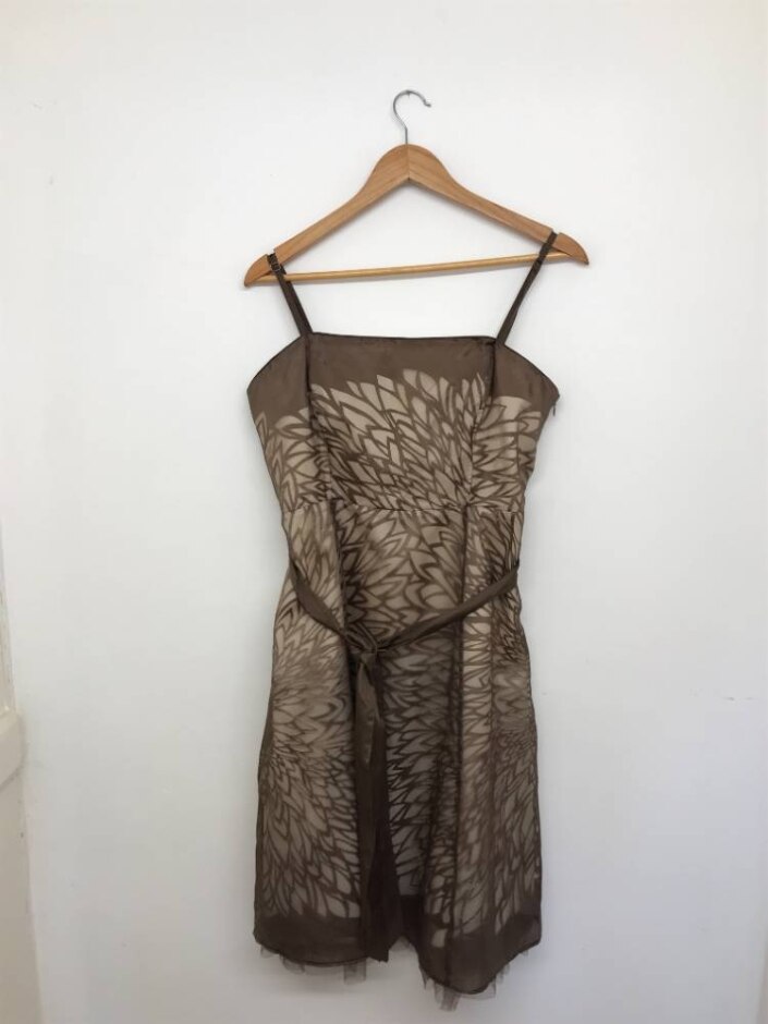 Principles Petite Dress Detachable Straps Brown Size: 16