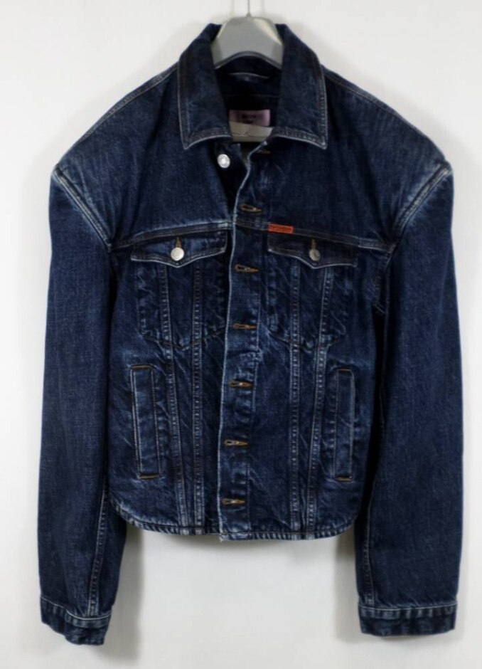 Martine Rose Denim Jacket Blue Size: S