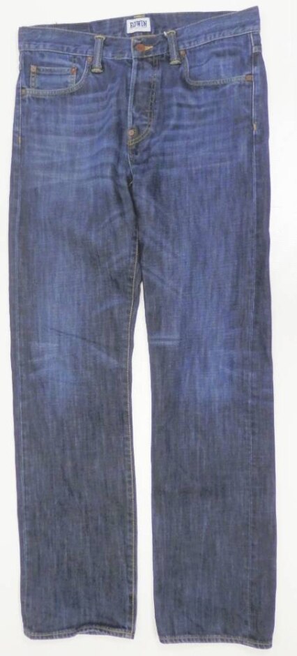 Edwin Straight Leg Jeans Indigo Size: 32