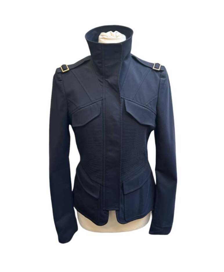 Gucci Stand Collar Women's Jacket Black Size: S