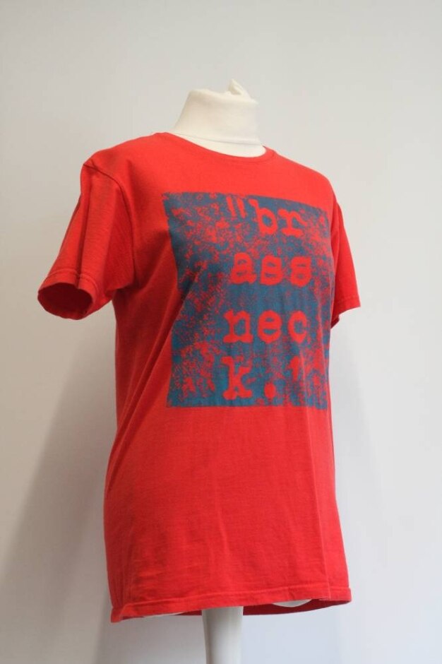 Fruit Of The Loom Short Sleeved T-shirt Red Size: M