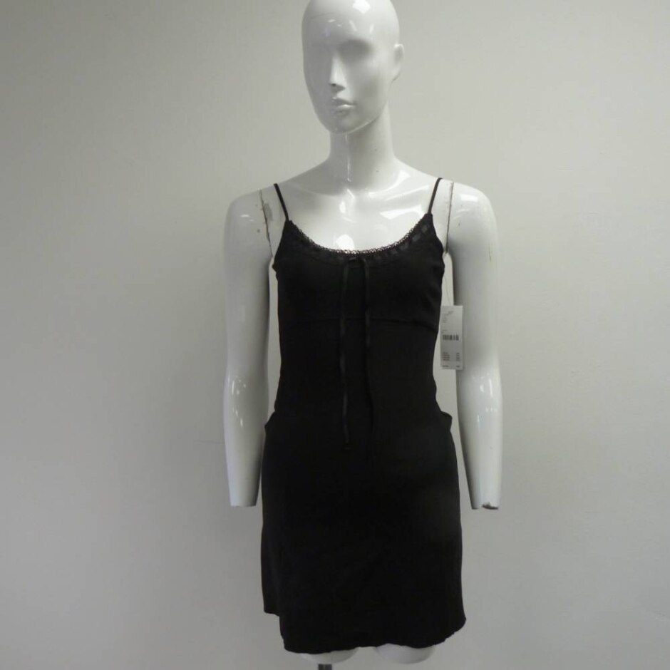 Urban Outfitters Sleeveless Dress Black Size: S