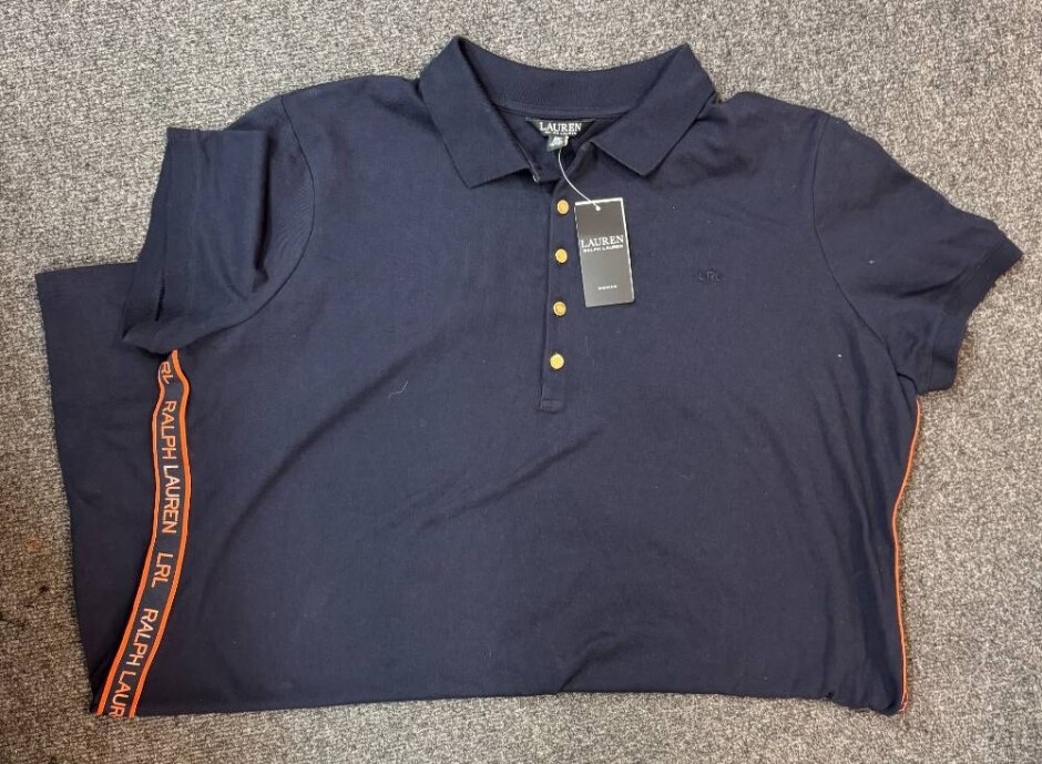 Ralph Lauren Pique Polo Dress Navy Blue Size: Xxxl
