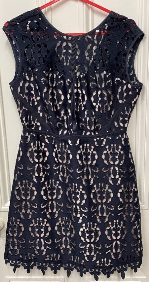 Next Bnwt Sleeveless Dress Navy Size: 14