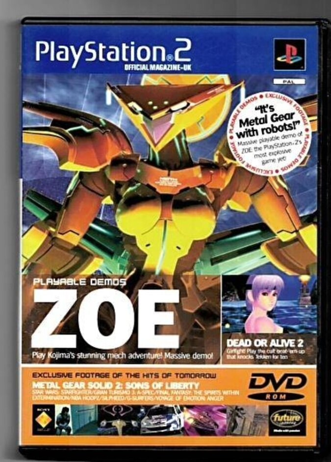 Playstation 2 - Demo Disc From Ps2 Official Magazine - Disc 6 April 2001 - Includes Playable Demos
