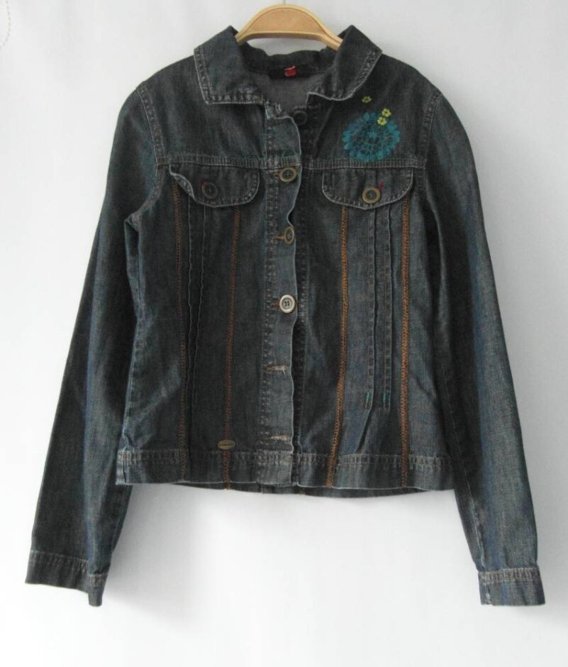 Catimini Denim Jacket Blue Size: 11 - 12 Years