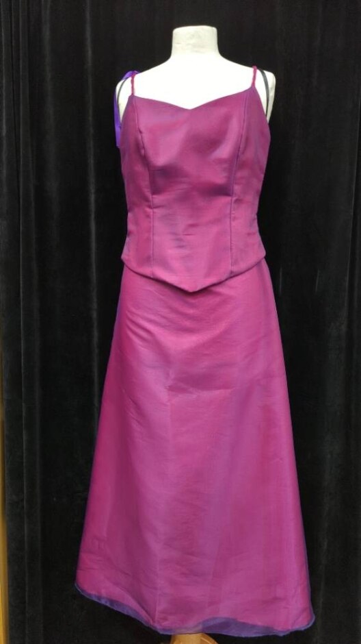 Olive Two Piece Layered Prom Dress Pink/purple Size: 16