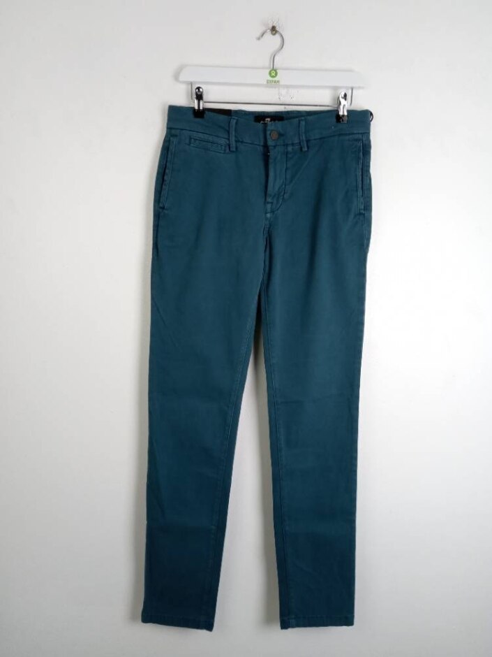 7 For All Mankind Women's Extra Slim Chinos Green Size: 29