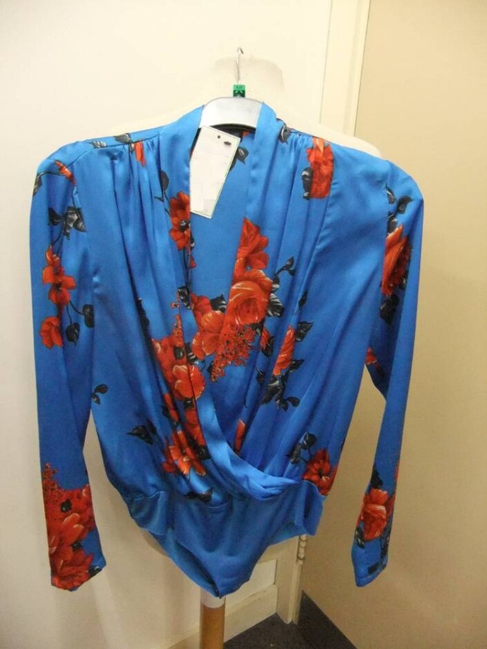 Zara Bodysuit Blue Size: 12
