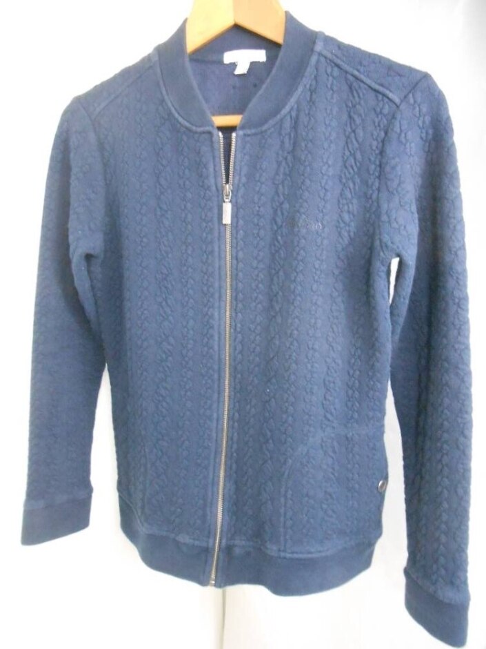 Barbour Zipped Kelsey Overlayer Jacket Blue Size: 10