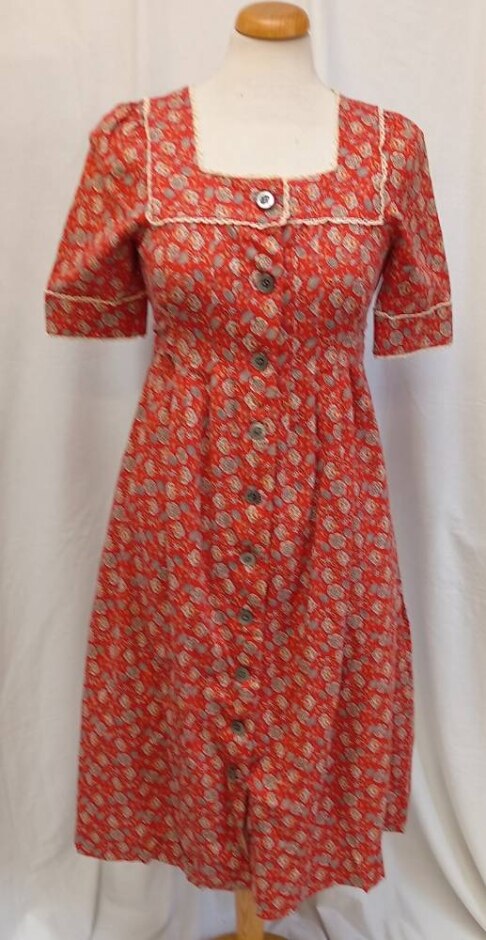 Vintage Samuel Sherman 1970s Dress Multicoloured Size: 6