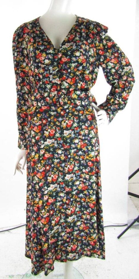 Bnwt Warehouse Livia Shirt Dress With Belt Black & Red Size: 16