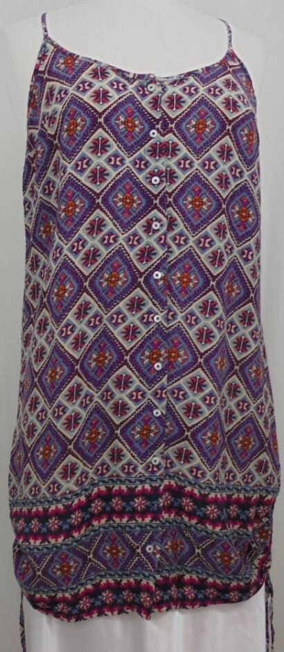 Hollister Strappy Dress Multicoloured Size: M