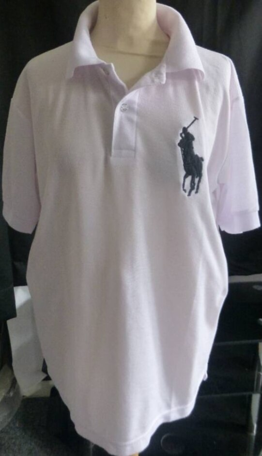 Polo Ralph Lauren Short Sleeve Polo Shirt White Size: L