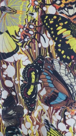 Jean-Paul Gaultier Spring 2003 Butterfly Print Maxi Mesh Dress Multi ...