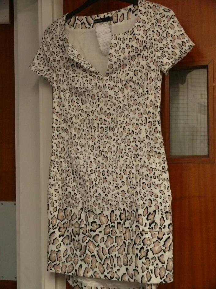 karen millen dress white size: 8