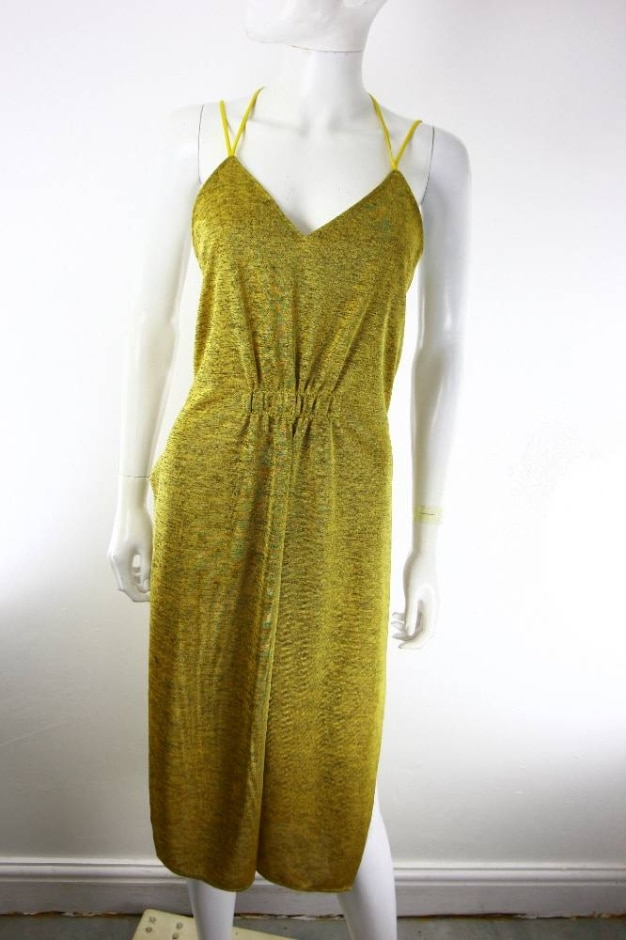 next prom / evening dress gold size: 10