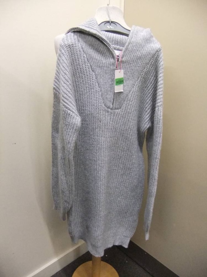 candy couture matalan long jumper grey size: 13 - 14 years