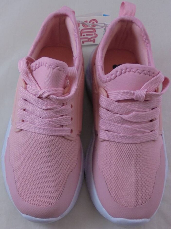 matalan new lace up trainers pink size: 12 infant
