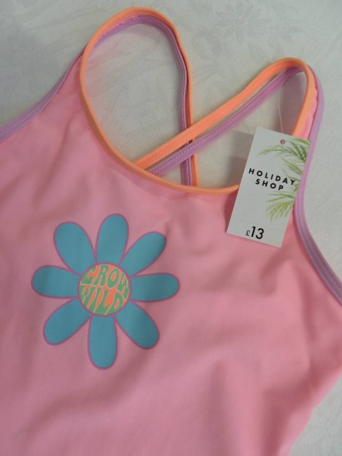matalan bnwt one-piece swimsuit pink size: 10 - 11 years