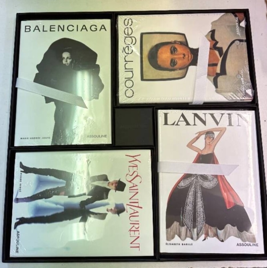 reduced survival kit: fashion: balenciaga, lanvin, courreges, yves saint laurent
