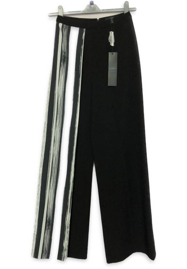 aq/aq trousers black size: 8