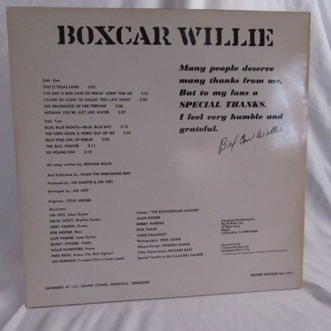 Box Car Willie - 4 Vinyl Records for £11.99! Including Good Ol' Country  Songs