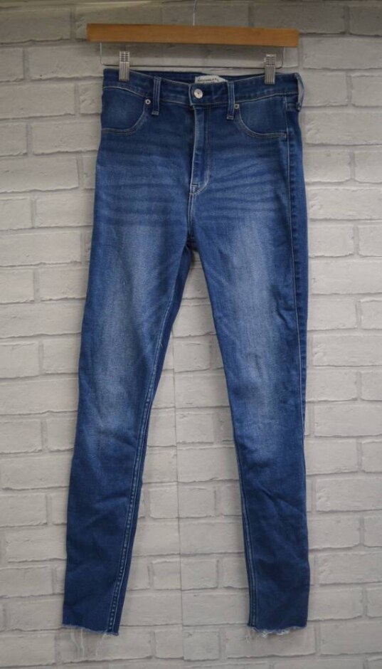 abercrombie & fitch jeans  blue  size: s