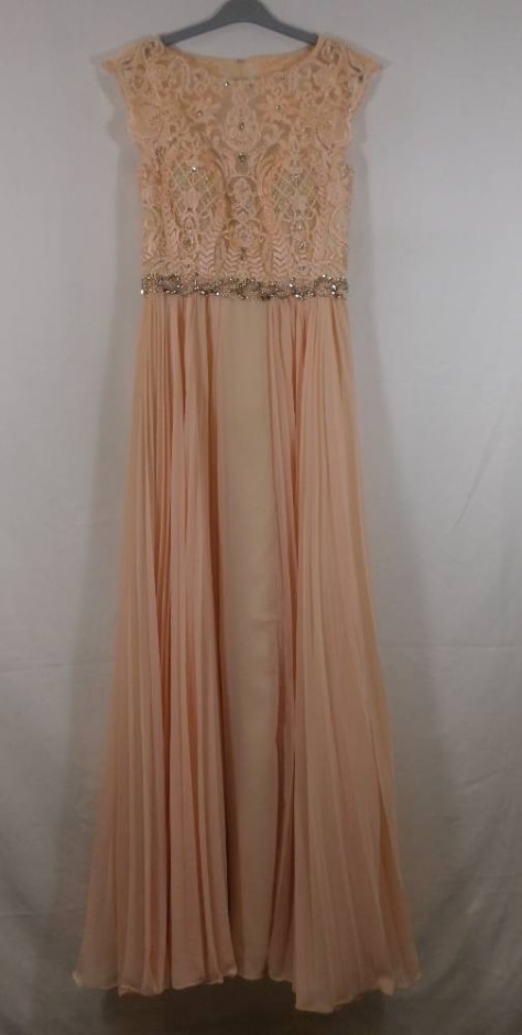 new - jovani maxi dress  dusty pink size: 8