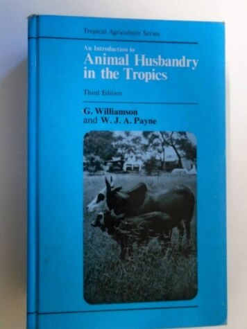 An Introduction to Animal Husbandry in the Tropics | Oxfam Shop