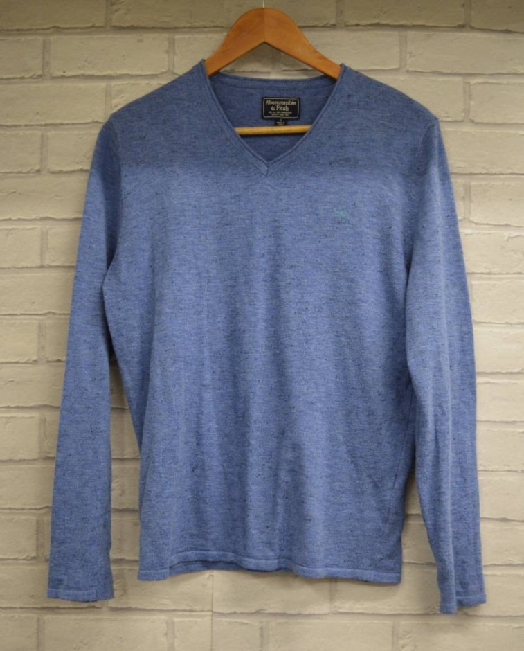 abercrombie & fitch  jumper  blue  size: s