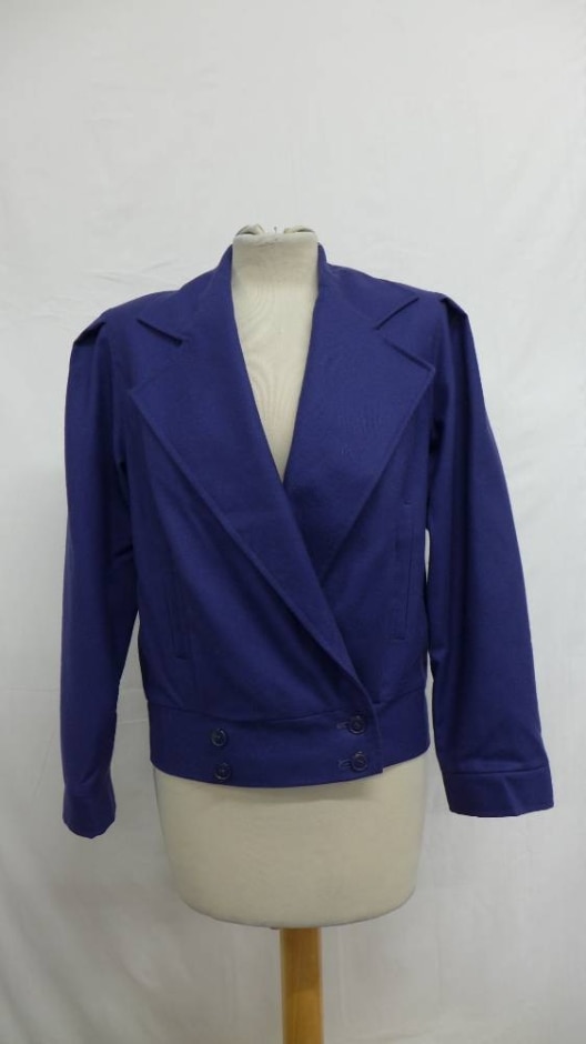 Country Casuals Vintage Smart Pocketed Blazer Royal Purple Size: 8 ...