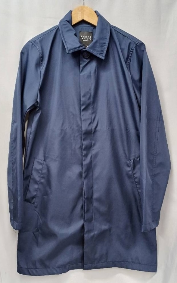 boohoo coat blue size: m
