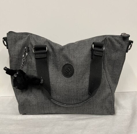Kipling Grey & Black Handbag | Oxfam Shop