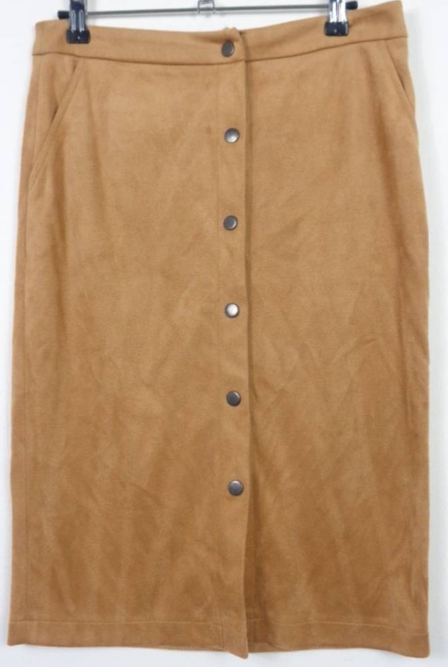 fashion union skirt brown size: 10