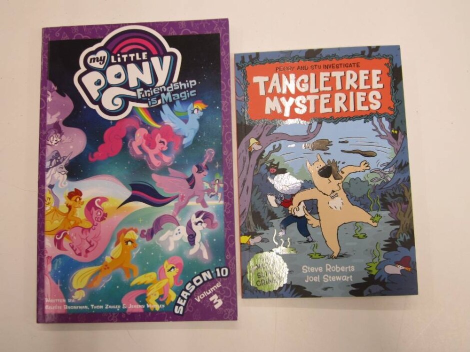 my little pony: friendship is magic vol 3 and tangletree mysteries: the mud and slime crime