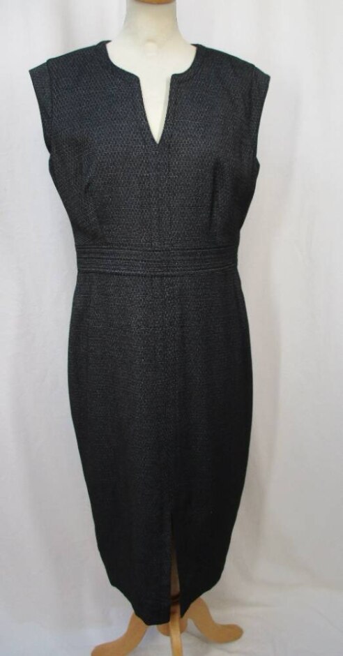 next  tailored smart dress grey mix size: 14