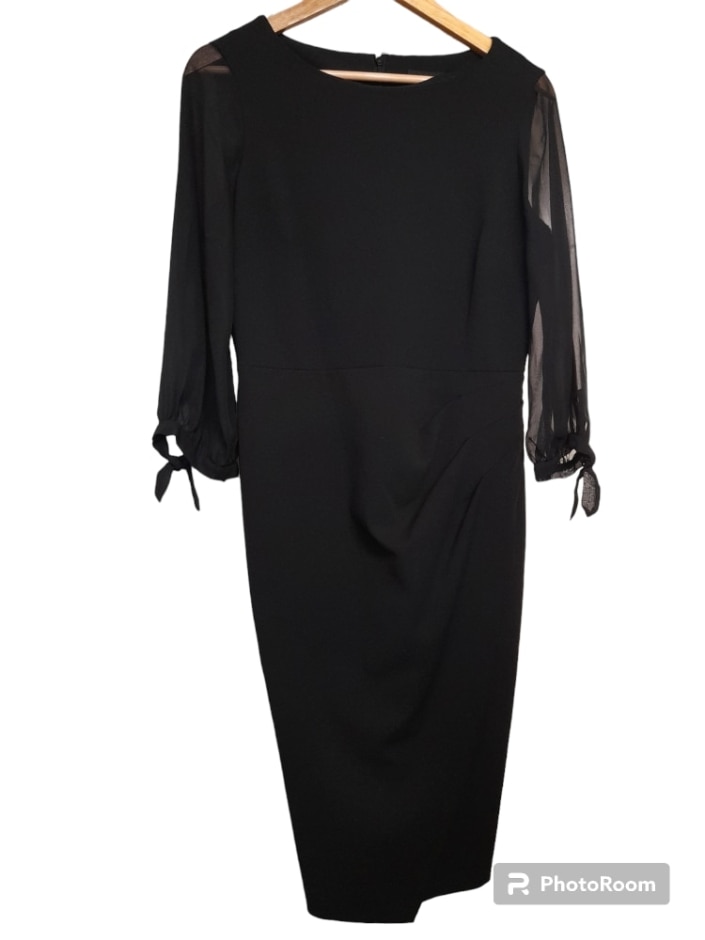 ivanka trump  dress black size: 8